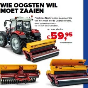 Prachtige Nederlandse zaaimachine